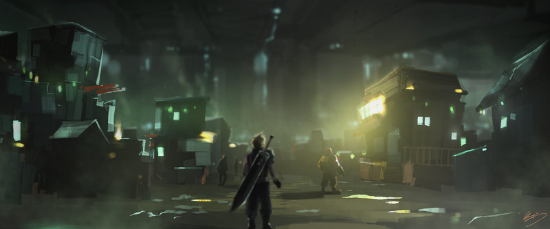 Illustration for article titled Artist Recreates Memorable Moments of Final Fantasy VII